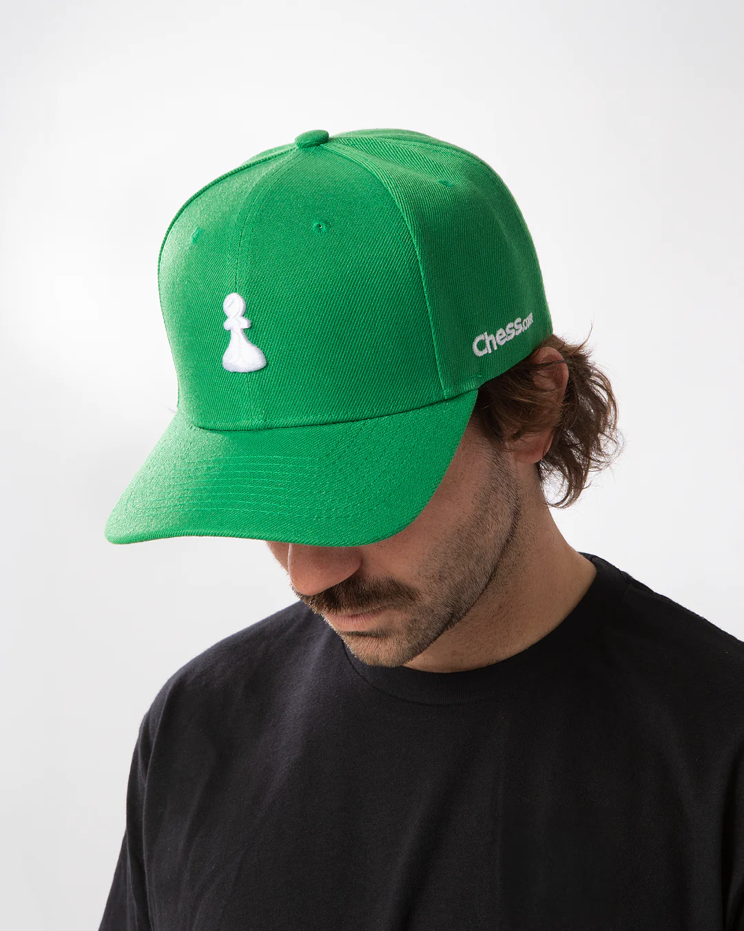 Essentials Collection Green Curved Snapback - Image 5