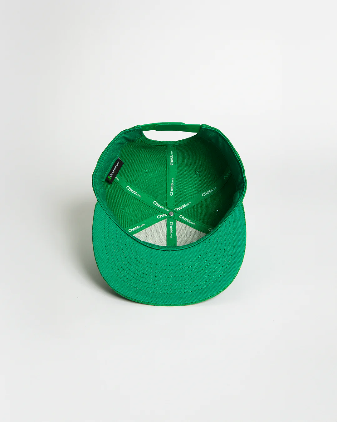 Essentials Collection Green Flat Brim Snapback - Image 3