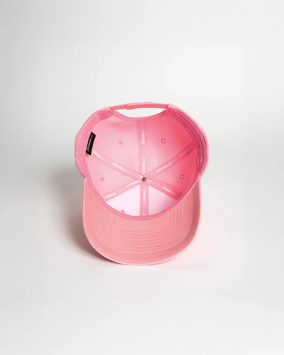 Essentials Collection Pink Curved Snapback - Image 3