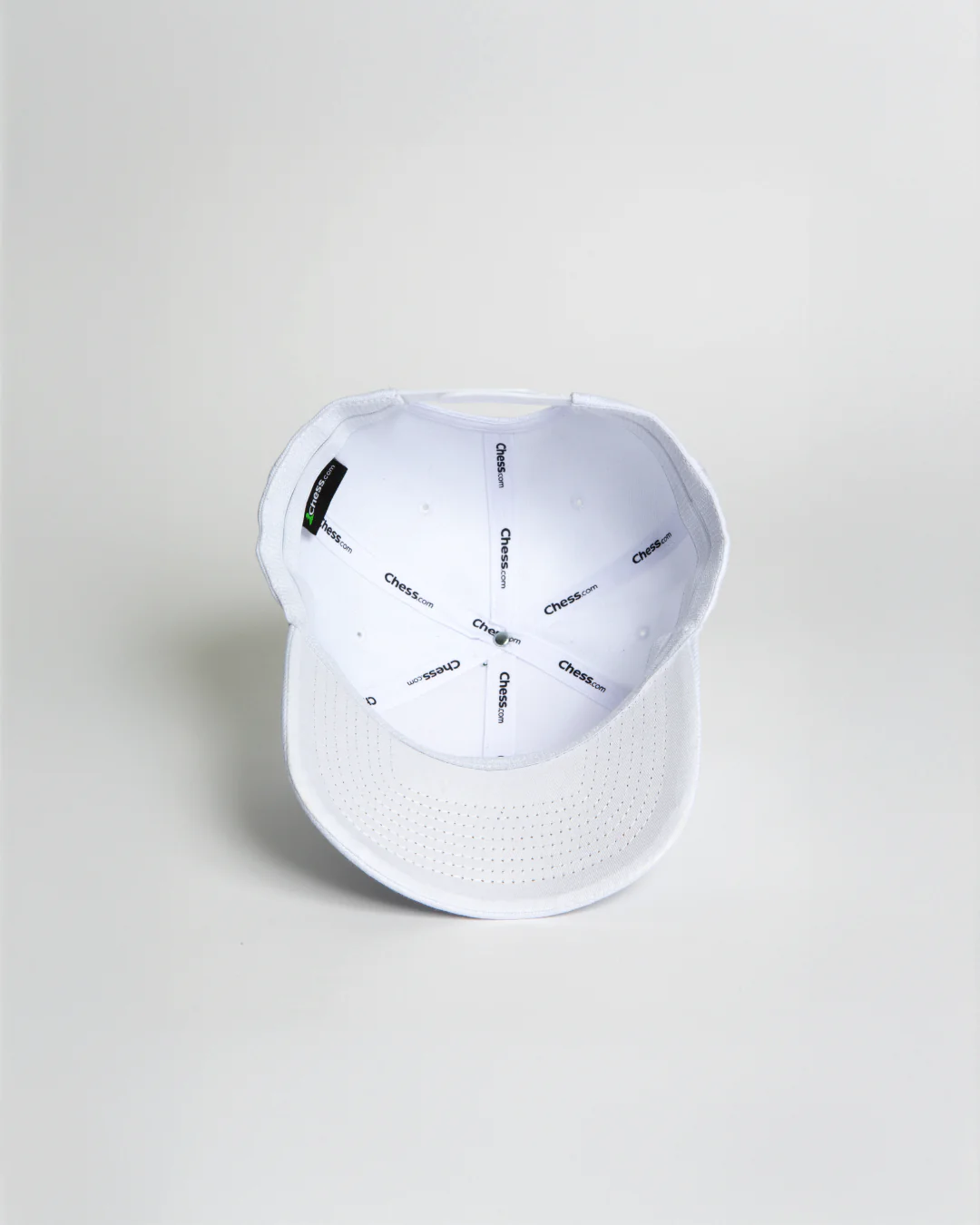 Essentials Collection White Curved Snapback - Image 3